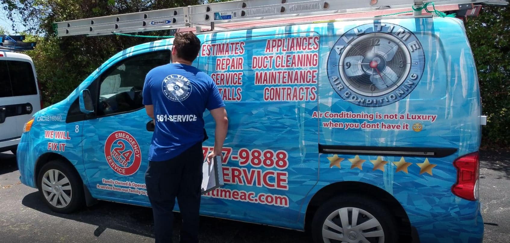 All Time Air Conditioning on Palm Beach County is your preferred air conditioner maintenance and installation company.