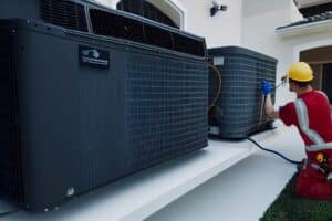 high-efficiency air conditioning install