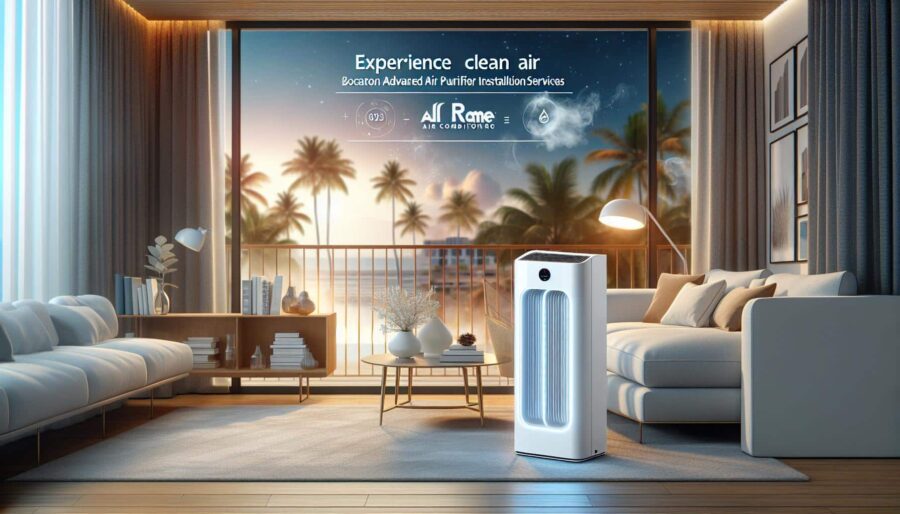 Experience Clean Air with Boca Raton Advanced Air Purifier Installation Services by All Time Air Conditioning