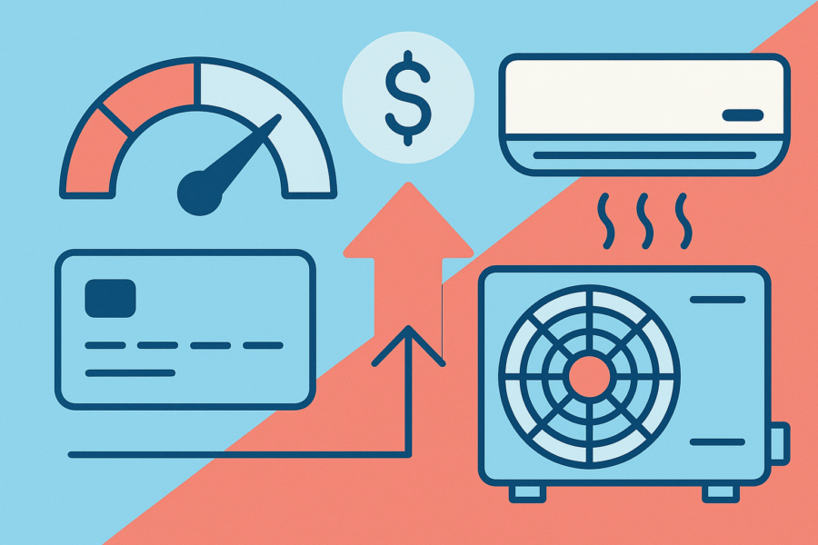 What credit score do you need to finance HVAC?